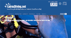 Desktop Screenshot of cairnsdiving.net