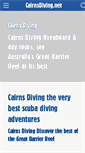 Mobile Screenshot of cairnsdiving.net